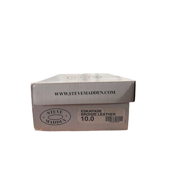 Steve Madden Eskapade Bronze Leather Peep Toe Heels Womens Size 10 NEW - Picture 10 of 10